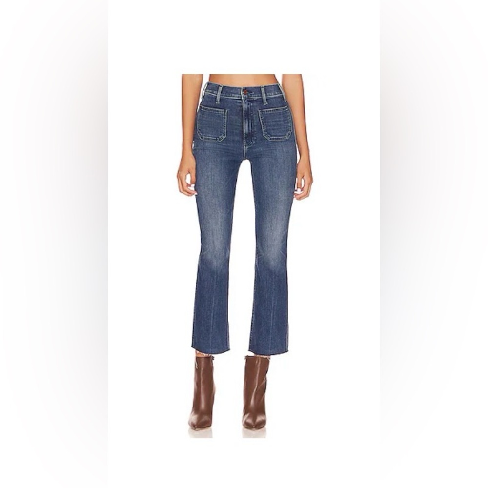 MOTHER Jeans hustler patch pocket ankle fray out for the evening 29